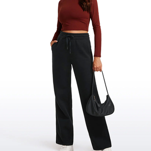 300 GSM Fleece <b>Straight</b> <b>Leg</b> <b>Straight</b> Sweatpants Fleece Tracksuit <b>Pants</b> Good Quality <b>Straight</b> Fit With Side Pockets - Product Image 3