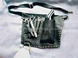 Étui de luxe en cuir pour ciseaux de barbier avec logo personnalisé, protection anti-odeur, pochette professionnelle pour outils de salon LBSH-0009 - Product Image 3