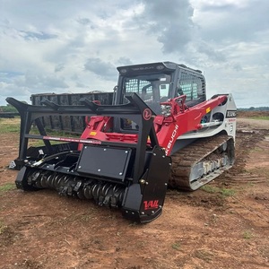 <b>Powerful</b> Diesel Engine Takeuchi Skid Steer Loader PLC Motor Crawler Type High Efficiency Ready Fast Land Clearing Heavy <b>Brush</b> - Product Image 1