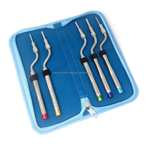 High Quality Stainless Steel Sinus Lift Osteotomes <b>Kit</b> 5pcs Offset Convex Dental Surgical Instruments OEM ODM Wholesale Supplier - Product Image 6