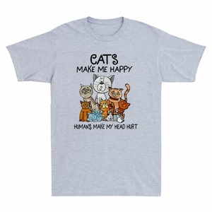 T-shirt décontracté personnalisé sérigraphié pour hommes et femmes, motif amusant, 100 % coton/coton/bambou, anti-plis, séchage rapide - Product Image 4