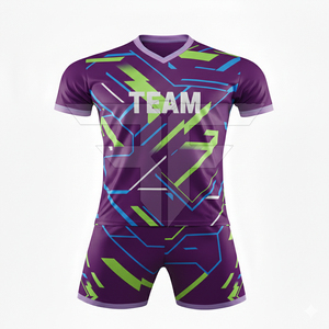 Tenue de football - 100% polyester, séchage rapide, extensible, antibactérien, couleurs et logo personnalisés, pour toutes les saisons, pour des performances optimales - Product Image 1