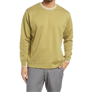 Suéter Casual de Punto para Hombre, Cuello Redondo, Color Morado, Corte Regular, Manga Larga - Product Image 4