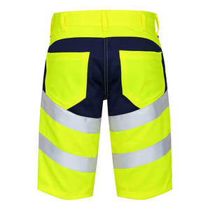 Shorts de travail personnalisables en gros, haute visibilité, réfléchissants, vêtements de sécurité, shorts haute visibilité, séchage rapide, vêtements de chantier - Product Image 4