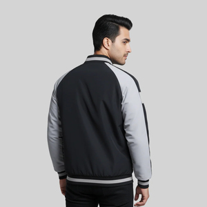 Blouson Bomber Homme Tendance Hiver Personnalisé de Haute Qualité, Col Montant, Style Hip Hop, Coupe Fine, Mode Urbaine - Product Image 5