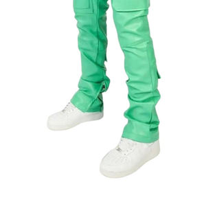 Pantalones de Cuero para Hombre Hechos en Fábrica, Venta al por Mayor, la Mejor Calidad, Estilo Casual, Corte Recto, Personalizables, Teñido Liso, Secado Rápido - Product Image 6