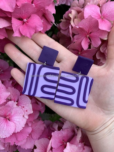 ต่างหูจี้เรซินจากดีไซเนอร์สินค้าขายดีดูหรูหราพรีเมียมพร้อมชุดช่องสีตามสั่งลายดวงจันทร์คลาสสิก - Product Image 5