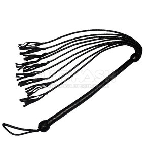 Premium <b>Leather</b> <b>Flogger</b> With Soft Straps Strong Handle Comfortable Grip For Daily Use Durable Handmade Design - Product Image 5