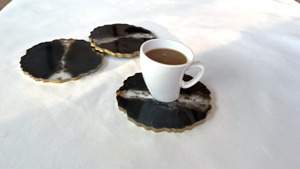 Epoxy Resin <b>Coaster</b> For Home Table Ware Office Tea Coffee <b>Drinking</b> <b>Coaster</b> Good Quality Product Handmade Resin <b>Coasters</b> - Product Image 3