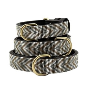 High Quality Indian DD Leather Padded Wide Beaded <b>Dog</b> <b>Collar</b> with Animal Pattern in Manufacturing Price - Product Image 1