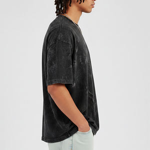 เสื้อยืดโอเวอร์ไซส์ผู้ชาย ดีไซน์ใหม่ ผ้าฝ้าย 100% พิมพ์ลายสกรีนโลโก้ตามสั่ง คอกลม แขนสั้น ผ้าเนื้อหนา - Product Image 3