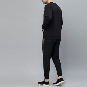 Nouvel ensemble de survêtement décontracté pour homme, 2 pièces (veste + pantalon), imprimé numérique uni, brodé, respirant, 100 % coton, Asie - Product Image 4