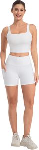 Yoga Exercise Wear Shorts 3 Piece Set Women Workout Athletic Wear <b>Jacket</b> Racer Back Shorts Set Women's Crop <b>Zipper</b> <b>Jackets</b> - Product Image 5