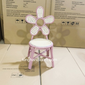 Silla Infantil de Ratán Hecha a Mano Personalizada para Alquiler en Fiestas de Cumpleaños, Decoración de Bodas, Muebles para Preescolar, Fábrica OEM - Product Image 2