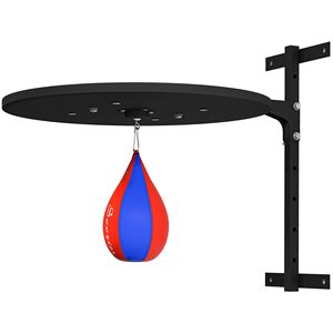 Plateforme murale pour sac de frappe avec kit d'entraînement réglable pour la boxe et l'entraînement avec balle de réflexe - Product Image 1
