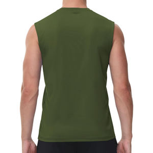 Camisetas sin Mangas de Alta Calidad para Hombre, Camiseta sin Mangas Elegante, Transpirable, de Secado Rápido, Cuello Redondo, para Fitness, Deportes, Gimnasio, Camisetas sin Mangas a la Moda - Product Image 3