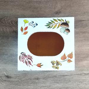 Caja de pañuelos de madera impresa con diseño de jardín y almacenamiento de semillas, para decoración de jardín y cultivo de hierbas, estuche para pañuelos faciales al por mayor - Product Image 5