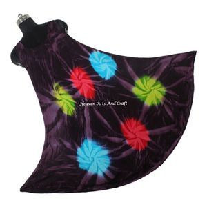 Fabricante de vestidos largos de verano con estampado tie-dye, modernos y a la moda, hechos a mano para mujer. - Product Image 4
