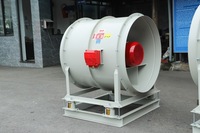 Ventilateur axial CNC Vietnam à haut débit d'air APL-8-8D pour la ventilation des cuisines, entraînement direct fluide, machines industrielles