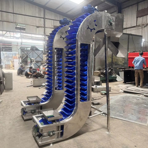 TTQ Durable <b>Plastic</b> Automatic <b>Bucket</b> Conveyor for Agricultural Processing Line 380V/220V Compatibility 1000kg Capacity 1-2 HP - Product Image 1