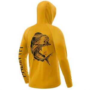 Sudadera de Pesca de Alto Rendimiento con Protección Solar UPF 50+, Secado Rápido, Ropa de Pesca para Exteriores, con Logotipo, Manga Larga - Product Image 1