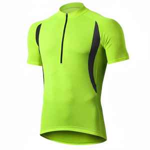 Maillot de cyclisme personnalisé en polyester et élasthanne, léger, respirant et à séchage rapide, à manches courtes, pour la vente en gros - Product Image 6