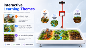 Interactive Augmented Reality Sand Table for Science Learning and Kids Play - Product Image 2