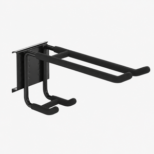 <b>Hanging</b> Wall <b>Hooks</b> with Double <b>Hooks</b> Design 25kg Loading Heavy-duty Steel Double-arm Straight <b>Hook</b> Utility <b>Hook</b> GAPHKS008 - Product Image 1