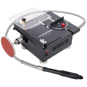Sierra Eléctrica de Escritorio Multifuncional de 100W, Profundidad de Corte de 16MM, Cuchilla Flexible, Velocidad y Ángulo Ajustables para Sierras Eléctricas - Product Image 2