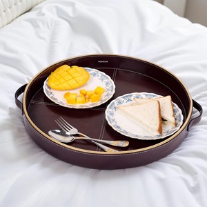 Plateau de service en métal doré de qualité supérieure, en forme de fleur, fait main, poli, décoratif pour mariage, pour la décoration de table. - Product Image 6
