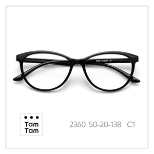 ทัมทัม แคทอายกรอบแว่นตาเต็มขอบ 2360 52-17-137 C20 สีทึบ สำหรับผู้ใหญ่ ทั้งชายและหญิง แก้ไขการมองเห็น - Product Image 6