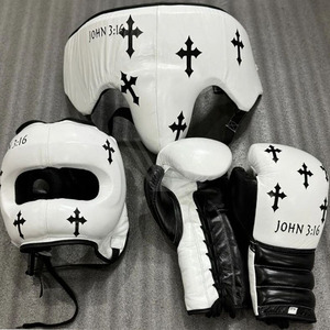 Guantes de Boxeo de Cuero Duraderos con Cordones, Absorbentes de Humedad, para Entrenamiento de MMA y Muay Thai, Color Amarillo Premium, Servicio de Logotipo Personalizado OEM ODM - Product Image 6