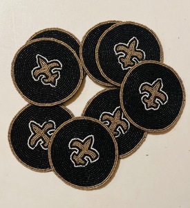 Posavasos de Cristal Hecho a Mano con Cuentas Bordadas, Estilo Bohemio, 5mm, Color Personalizable, para Hogar, Hotel, Mesa - Product Image 6