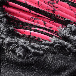 Jeans Holgados de Hombre 100% Algodón de Alta Calidad, Estilo Vintage, con Estampado Animal y Floral, Lavado con Efecto Sucio, Personalizados OEM - Product Image 3