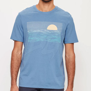 Camisetas de Hombre Elegantes de Alta Calidad, 100% Algodón, Estampadas, de Secado Rápido y Transpirables, Servicios OEM, Diseños y Colores Personalizados - Product Image 2