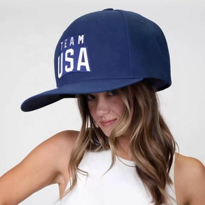 Casquette 6 panneaux 2026 à visière plate unisexe avec logo personnalisé, grande taille, ajustée, casquette de baseball snapback, chapeau géant surdimensionné - Product Image 5