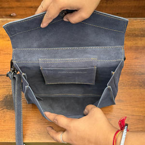Vintage High Quality Genuine Suede Leather Crossbody Handbag Satchel <b>Bag</b> for Girls Women Hidden Underarm Shoulder <b>Messenger</b> <b>Bags</b> - Product Image 6