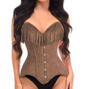 Women's Corset Tops Sexy Over Bust Push <b>up</b> Bra Seamless <b>Open</b> Crotch Design Modern for Plus Size Breathable - Product Image 2
