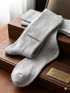 Chaussettes en aramide résistantes aux flammes, personnalisées, protection thermique, chaussettes de course - Product Image 4