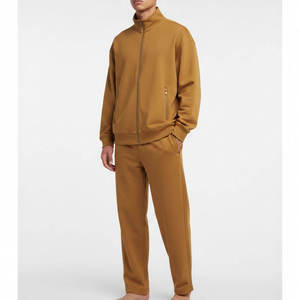 Ensemble de survêtement d'hiver pour homme de haute qualité avec poignets côtelés, personnalisable avec logo, respirant, séchage rapide, pour fitness, course à pied, gym et entraînement athlétique - Product Image 4