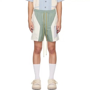 Ensemble de survêtement sportif unisexe sans col, à blocs de couleur, manches longues, fermeture éclair, coupe ample, deux pièces, vêtements de sport écologiques - Product Image 5