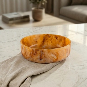 Juego de Tazones Decorativos de Resina Hechos a Mano para Ensaladas y Frutas, para Hogar, Hotel, Restaurante, Venta al por Mayor, OEM - Product Image 6