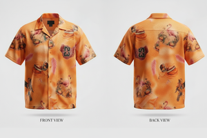 Camisa de Vestir con Botones y Diseño de Logotipo Personalizado, Ropa de Playa, Estilo Hawaiano Informal, Camisas Ligeras de Moda Urbana - Product Image 5