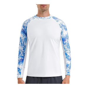 เสื้อแรชการ์ดกันรังสียูวีสำหรับผู้ชายสำหรับเล่นเซิร์ฟ ราคาโรงงาน OEM สินค้าขายดี ดีไซน์ใหม่ล่าสุด - Product Image 5
