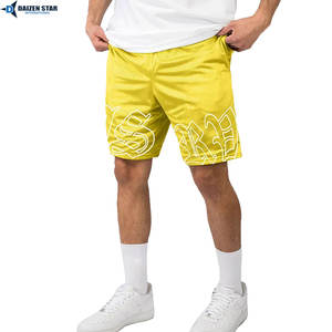 กางเกงขาสั้นตาข่ายพิมพ์ลายแบบซับลิเมชั่น แห้งเร็ว สำหรับผู้ชายและผู้หญิง เหมาะสำหรับออกกำลังกาย วิ่ง เล่นกีฬา เป็นมิตรกับสิ่งแวดล้อม ระบายอากาศได้ดี - Product Image 3