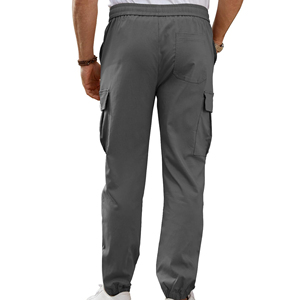 Wholesale <b>Men</b> Cargo Pants Custom Design Multi Pocket Outdoor Casual <b>Trousers</b> <b>Elastic</b> Waist OEM ODM Garment Manufacturer Custom - Product Image 2