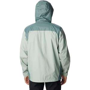 Chaqueta cortavientos con cremallera para hombre, ligera, con capucha, a prueba de viento, con tejido transpirable de secado rápido para uso en exteriores. - Product Image 2