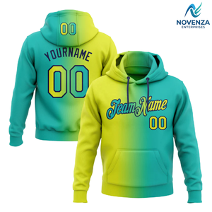 เสื้อฮู้ดแฟชั่นสีไล่เฉดแบบกำหนดเอง เสื้อพูลโอเวอร์สำหรับออกกำลังกายแบบส่วนตัว โดย Novenza - Product Image 1