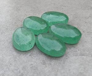 Cuarzo Verde Fresa Natural con Cambio de Color, Cabujón Ovalado Calibrado, Gema Suelta para Fabricación de Joyas y Suministros de Artesanía - Product Image 4