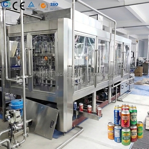 Machine de remplissage entièrement automatique pour canettes de boissons, ligne de production de remplissage de canettes en aluminium pour boissons - Product Image 1